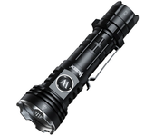 WUBEN T600 1400 lúmenes 600 m linterna táctica de largo alcance, doble botón USB recargable para camping y búsqueda de l