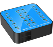 Bakeey WLX-880A 400W Cargador USB PD de 40 Puertos 20USB-A+20USB-C PD QC3.0 Estación de Carga Rápida de Escritorio Enchu