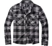 Brandit Check Camiseta - Negro Gris (6XL)