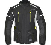 Büse Rider Chaqueta textil impermeable para moto - Negro Gris Amarillo (4XL)