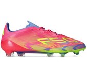 Adidas - Bota de fútbol F50 Elite FG, Unisex, Lucid Pink-Lucid Lemon-Blue Fusion, 8 UK