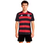 Adidas - Camiseta oficial Flamengo Primera Equipación 2024-2025, Unisex, Black, XL