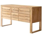 Tikamoon Mueble para lavabo de teca maciza minimays de 145 cm