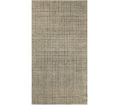 Wecon Home Alfombra de salón tufting a mano natural y negra 70x140