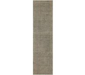 Wecon Home Alfombra de salón tufting a mano natural y negra 80x300