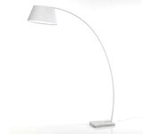 ORESTELUCHETTA Lámpara de pie de metal blanco cm. Al.205 x l.160 x p.50