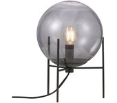 Nordlux Lámpara de sobremesa negro y tulipa esférica de cristal