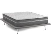 Talamo Italia Colchón tamaño queen de viscoelástica blanco 120x190 cm