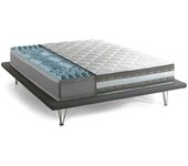 Talamo Italia Colchón tamaño queen de viscoelástica blanco 120x190 cm