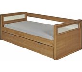 ID Kids Pack sofá cama nido con colchón madera maciza 90x190 cm