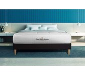 Royal palace bedding Somier negro + colchón con espuma viscoelástica 120 x 190