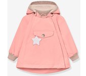 Chaqueta de entretiempo para bebé MATWAI con forro polar MINI A TURE rosa palo