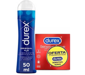 Durex Play Original Lubricante + Preservativos Suaves Sensibles x3