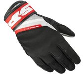 Spidi Neo-S Guantes de moto - Negro Blanco Rojo (M)