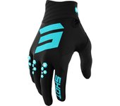 Shot Contact Guantes de Motocross - Blanco Azul (S M)