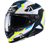 HJC RPHA 71 Hapel Casco - Blanco Azul Amarillo (S)