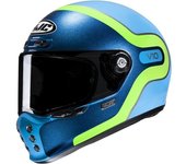 HJC V10 Grape Casco - Verde Azul (S)