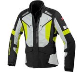 Spidi H2Out Outlander Chaqueta textil para motocicletas - Negro Gris Amarillo (XL)
