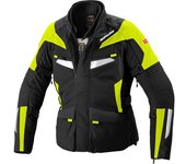 Spidi Alpentrophy H2Out Chaqueta de moto textil - Negro Amarillo (3XL)