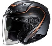 HJC RPHA 31 Kouv Casco Jet - Negro Gris Naranja (S)