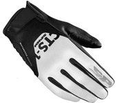 Spidi CTS-1 Guantes de motocicleta para damas - Negro Blanco (L)