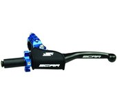 SCAR Palanca plegable + cazuela universal negra - rueda azul -