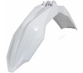 Race Tech Husqvarna guardabarros delantero blanco -