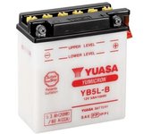 YUASA Batería  Convencional Sin Acid Pack - YB5L-B Batería sin paquete ácido -