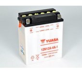 YUASA Batería  Convencional Sin Acid Pack - 12N12A-4A-1 Batería sin paquete ácido -