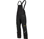 Klim Keweenaw Heritage Pantalones baberos para motos de nieve - Negro Amarillo (S)