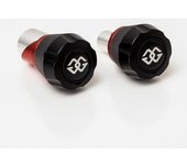 Gilles Protectores de horquilla y basculante Yamaha GTA negro/rojo -