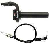 Domino Kit de mango KRE con cables negros -