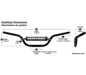 RENTHAL Manillar Twinwall 997 RC/Honda CRF/Kawasaki KX-KXF -