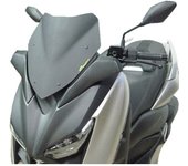 V PARTS Racing Bubble Smoked Black Yamaha X-Max 125 - transparent