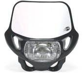 Acerbis DHH Certified Máscara frontal con faro - Negro