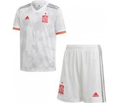 Adidas - Conjunto España Segunda Equipación 2020-2021 Niño, Unisex, White-Light Onix, 152 cm