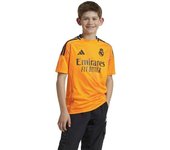 Adidas - Camiseta Real Madrid Segunda Equipación 2024-2025 Niño, Unisex, Crew Orange, 140 cm