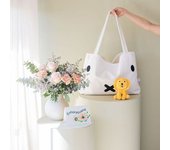 Flores a Domicilio - Regalo Recién Nacido: Flores, Peluche y Bolsa Miffy - COLVIN