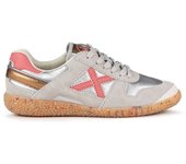 Zapatillas munich mini goal 1595 infantil plateado