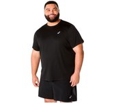 Camiseta de running asics core ss top hombre negro