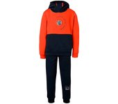 Chándal kappa bts benzem niño red md coral/blue dk