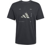 Camiseta de fitness adidas box logo g hombre negro