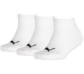 Calcetines puma plain sneaker infantil blanco pack