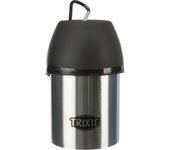 Botella de acero con bebedero Trixie Friends on Tour para perros - 300 ml