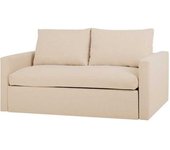 Decowood Sofá cama tono beige de 185x95cm