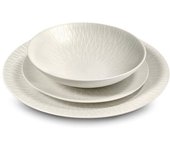 Medard de Noblat Vajilla de 18 piezas gres blanco