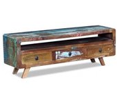 vidaXL Mueble Para La Televisión Con 3 Cajones Madera Reciclada