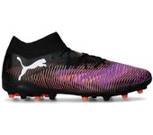 Puma - Bota de fútbol Future 8 Pro MG, Unisex, Black-White-Glowing Red, 9.5 UK