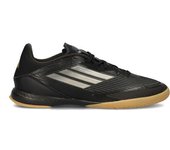 Adidas - Zapatilla de fútbol sala F50 League IN, Unisex, Core Black-Iron Met-Gold Met, 8,5 UK