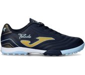 Joma - Bota de fútbol Toledo Turf Niño, Unisex, Dark Blue, 39